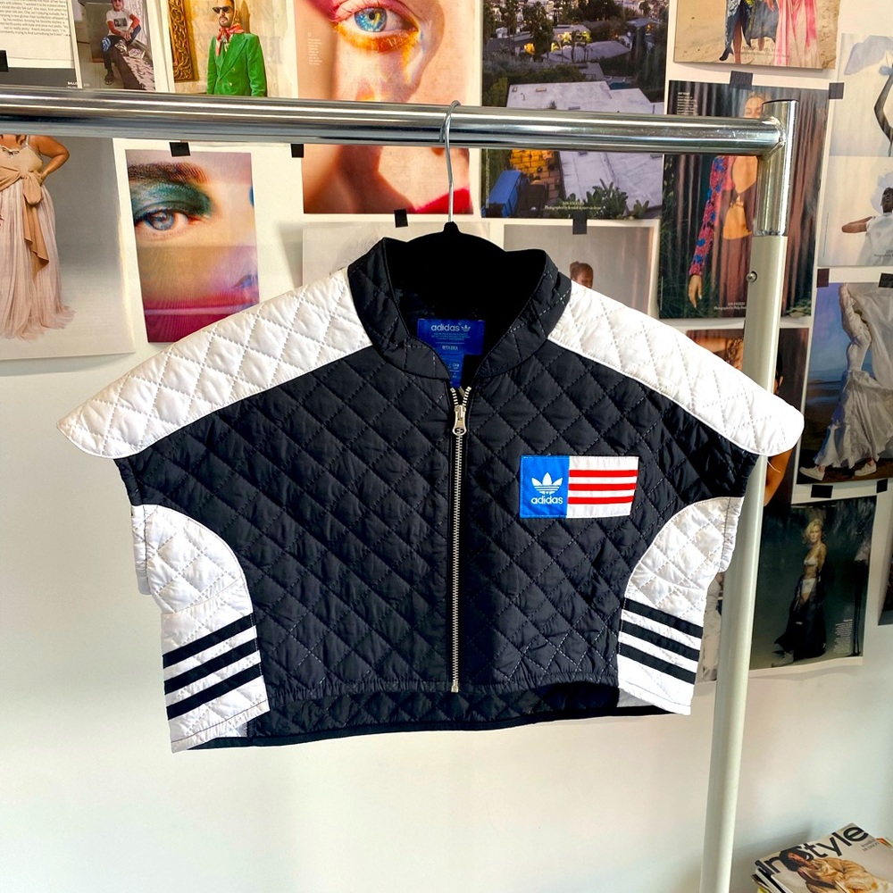 Rita Ora for Adidas crop jacket 🤩